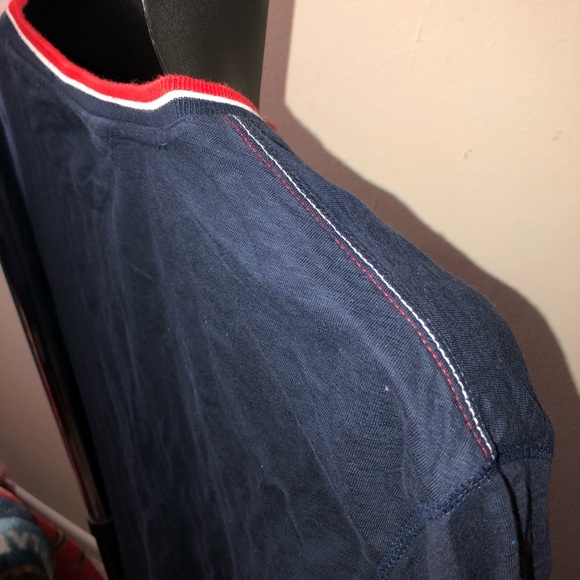 Navy Blue Tommy Hilfiger Tee - Picture 3 of 4